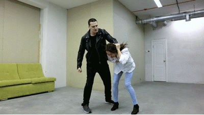 The hard beatdown of Glenda's stomach